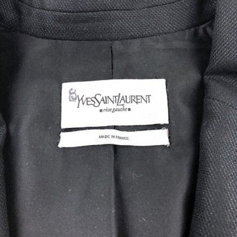 YSL Yves Saint Laurent rive gauche blazer black - Picture 6 of 8